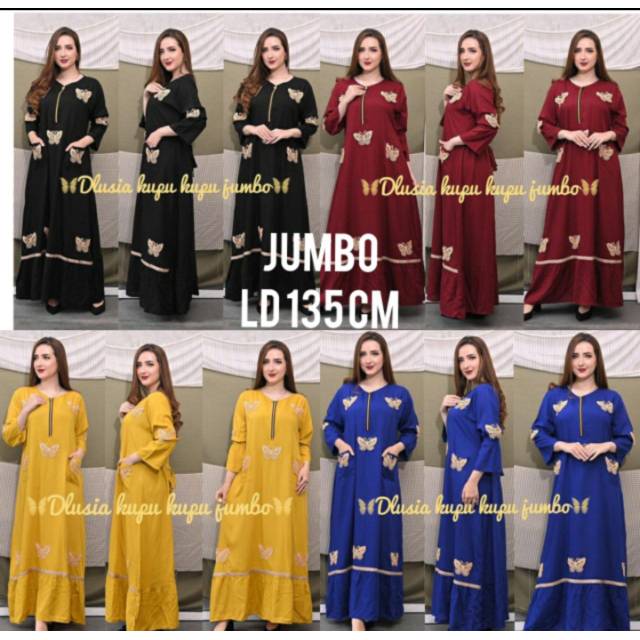 GAMIS ARABIAN RENDA KUPU JUMBO