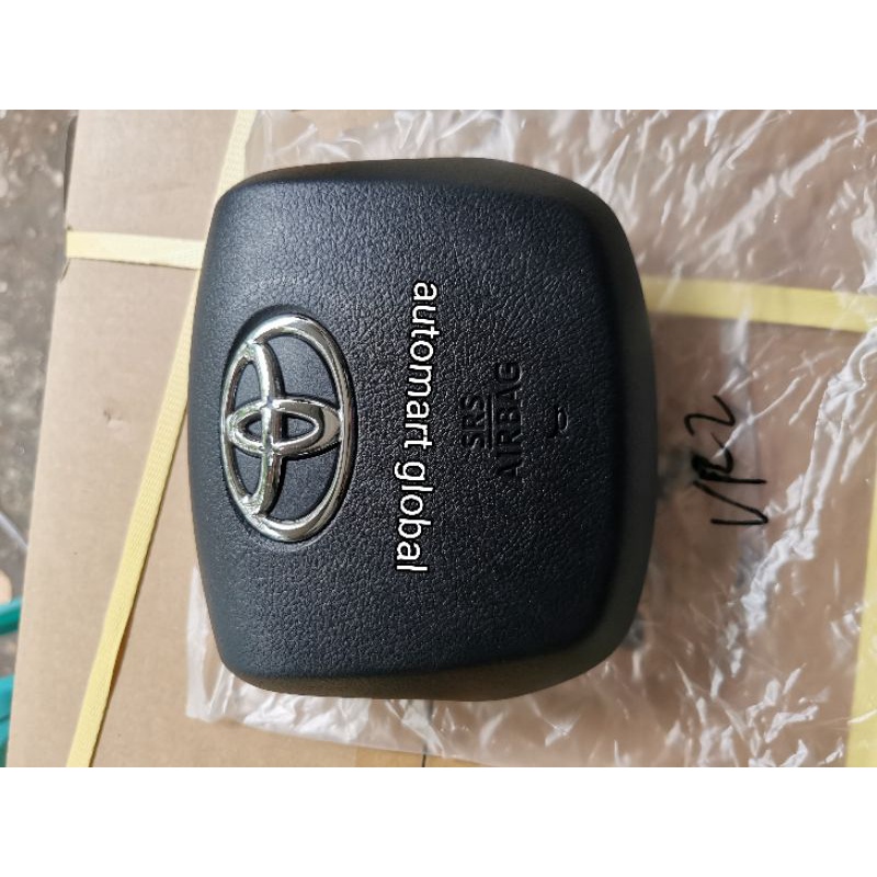 cover tutup airbag air bag stir Fortuner vrz original lengkap logo