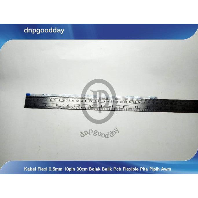 

Kabel Flexi 0,5Mm 10Pin 30Cm Bolak Balik Pcb Flexible Pita Pipih Awm Dnpgood11 Buru Order