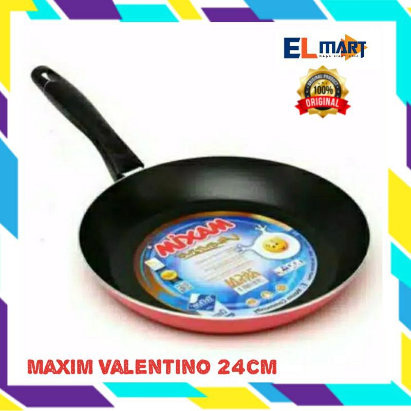 Maxim valentino frypan NON STICK 24cm wajan anti lengket 24 cm