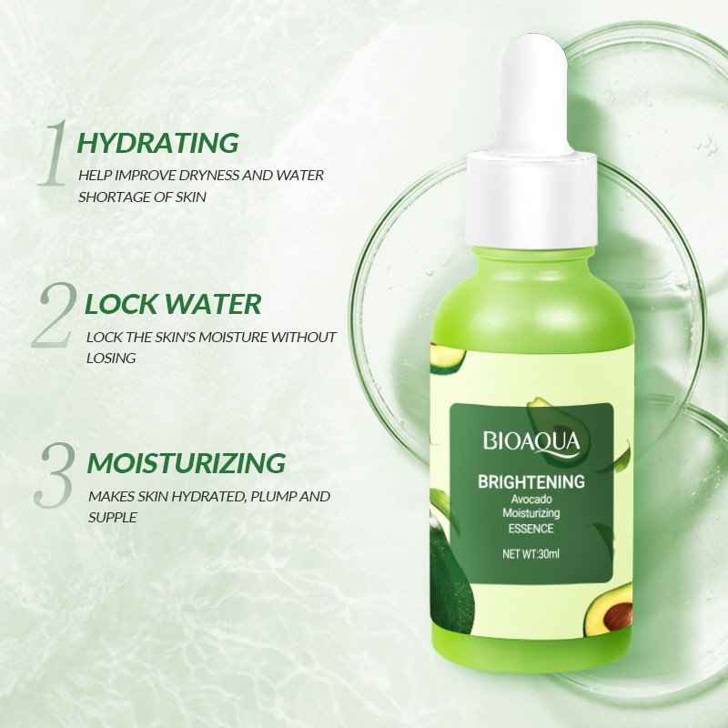 BIOAQUA Avocado Moisturizing Essence 30ml serum wajah bpom