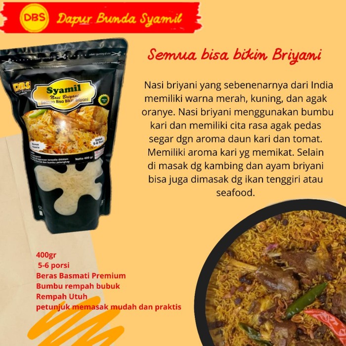 

978Eq010W Nasi Briyani Syamil (Nasi Instant) WQ2