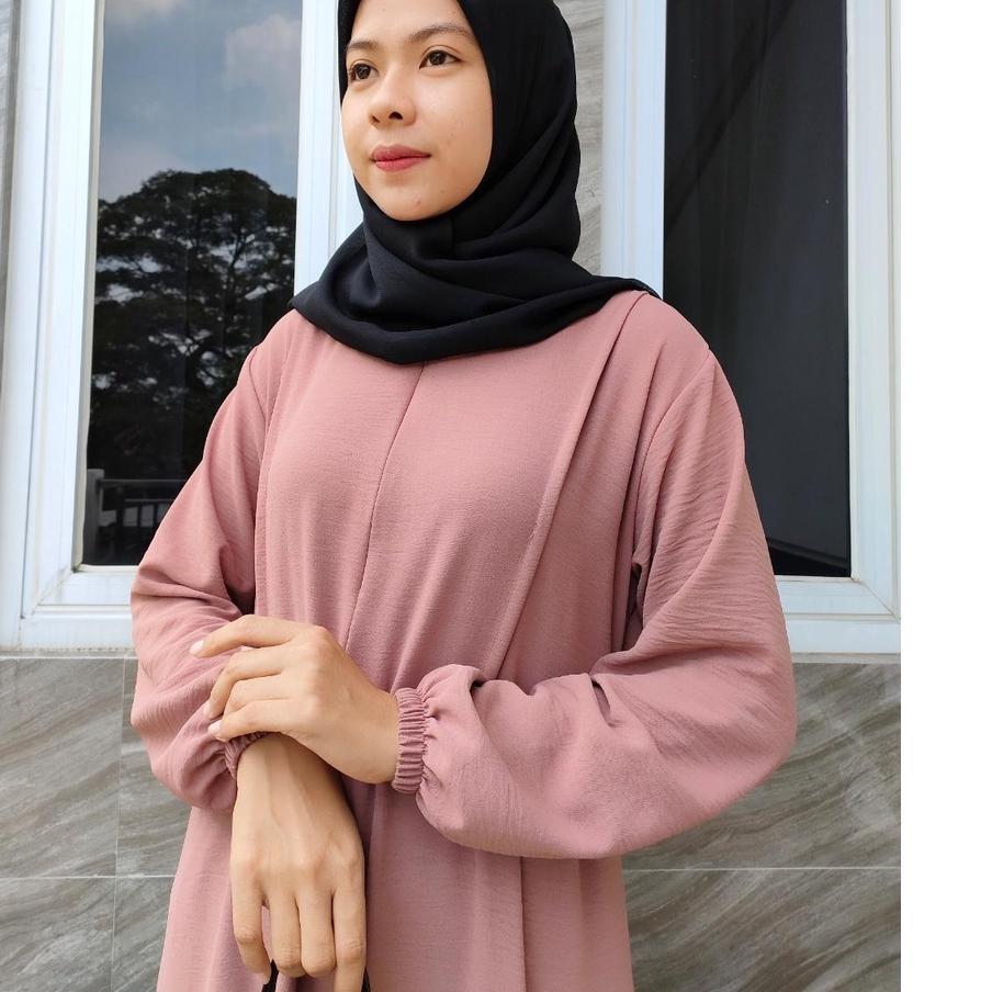 Kekinian - Florise Midi Dress / Midi Dress Crinkle Airflow / Midi Dress Crinkle  ✓