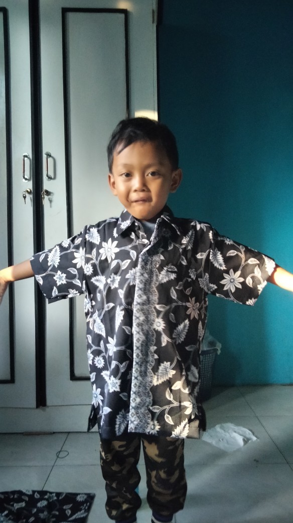 Baju Anak Laki-laki Kemeja Anak Batik Anak Pakaian Anak Cowo Anak Umur Baju Kemeja Anak Sekolah