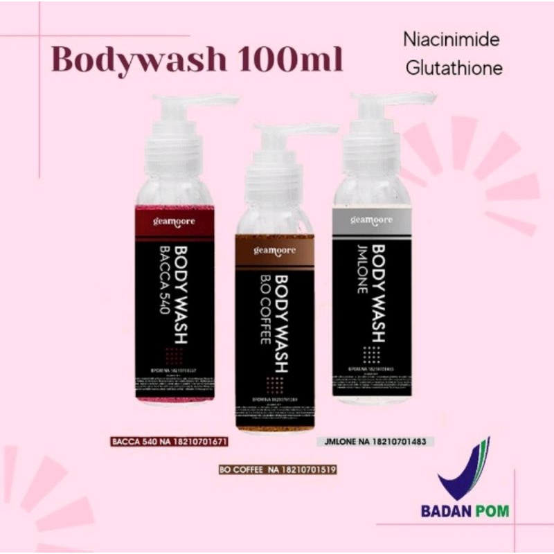 GEAMOORE BODY WASH 100ML BPOM