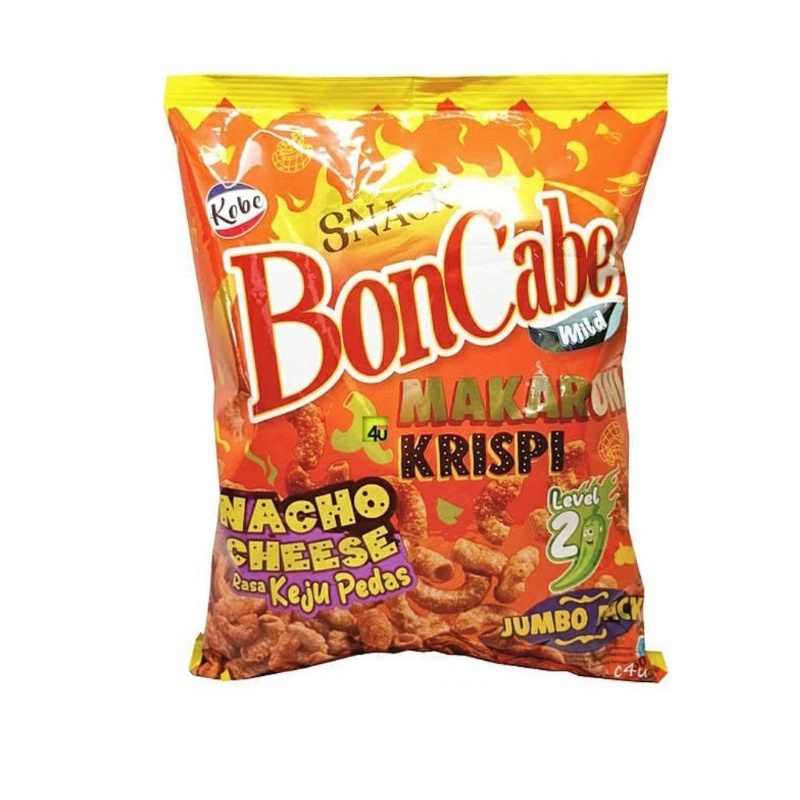 

Bon Cabe Makaroni Krispi Nacho Chesse Keju Pedas 30g