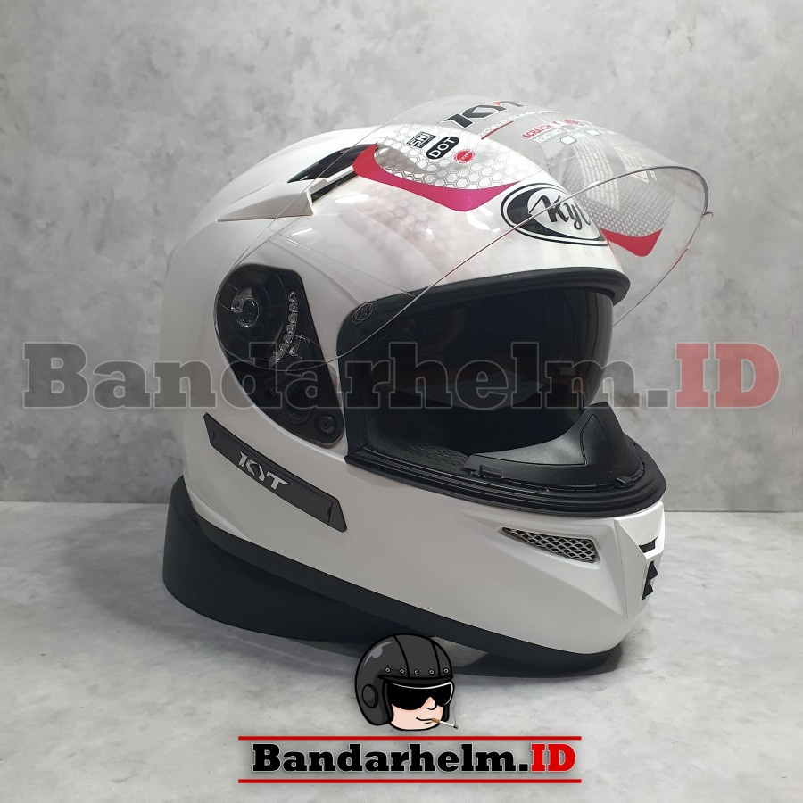 Jual Helm Fullface KYT K2 Rider White / Putih Shopee Indonesia