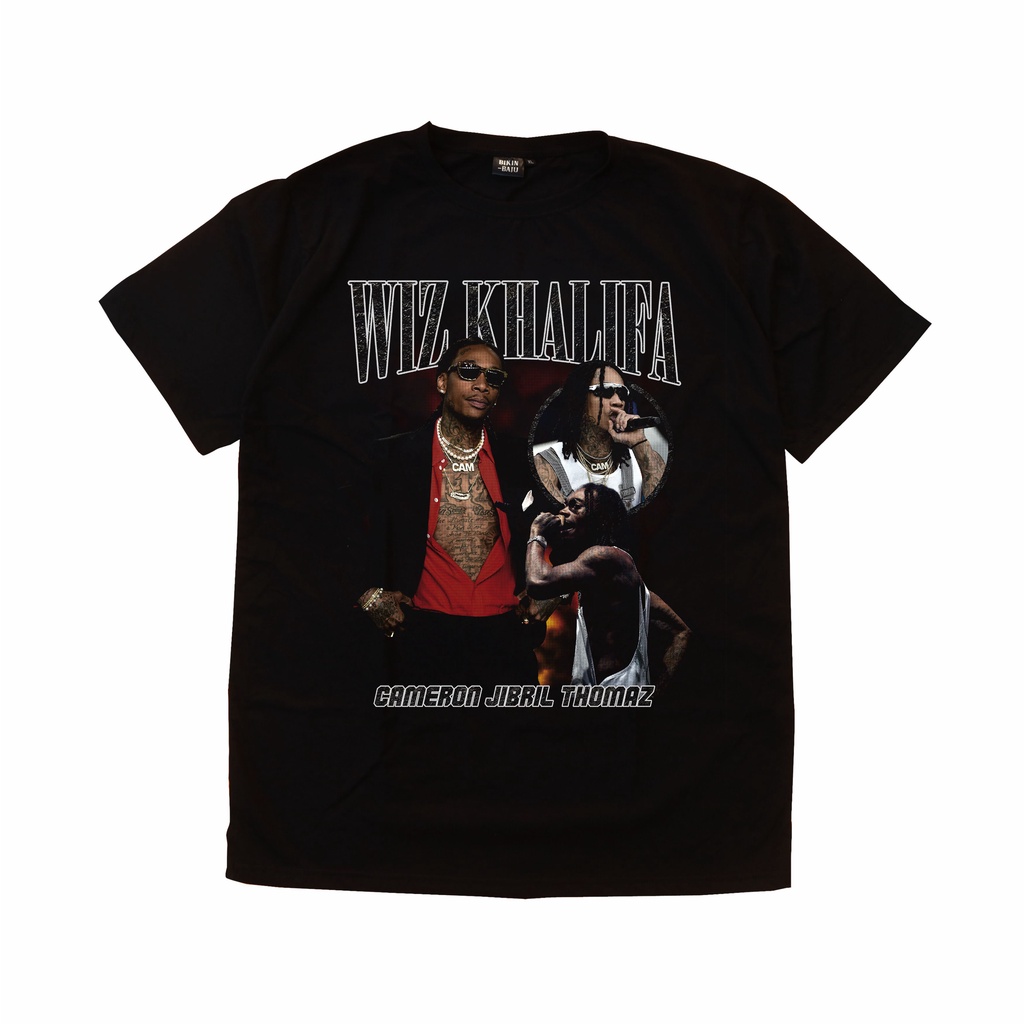 WIZ KHALIFA | T-shirt Band Mercandise Premium Quality