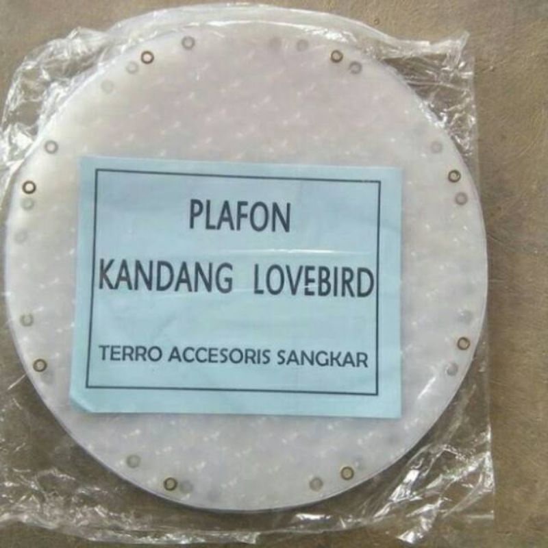 Plafon sangkar burung LOVEBIRD