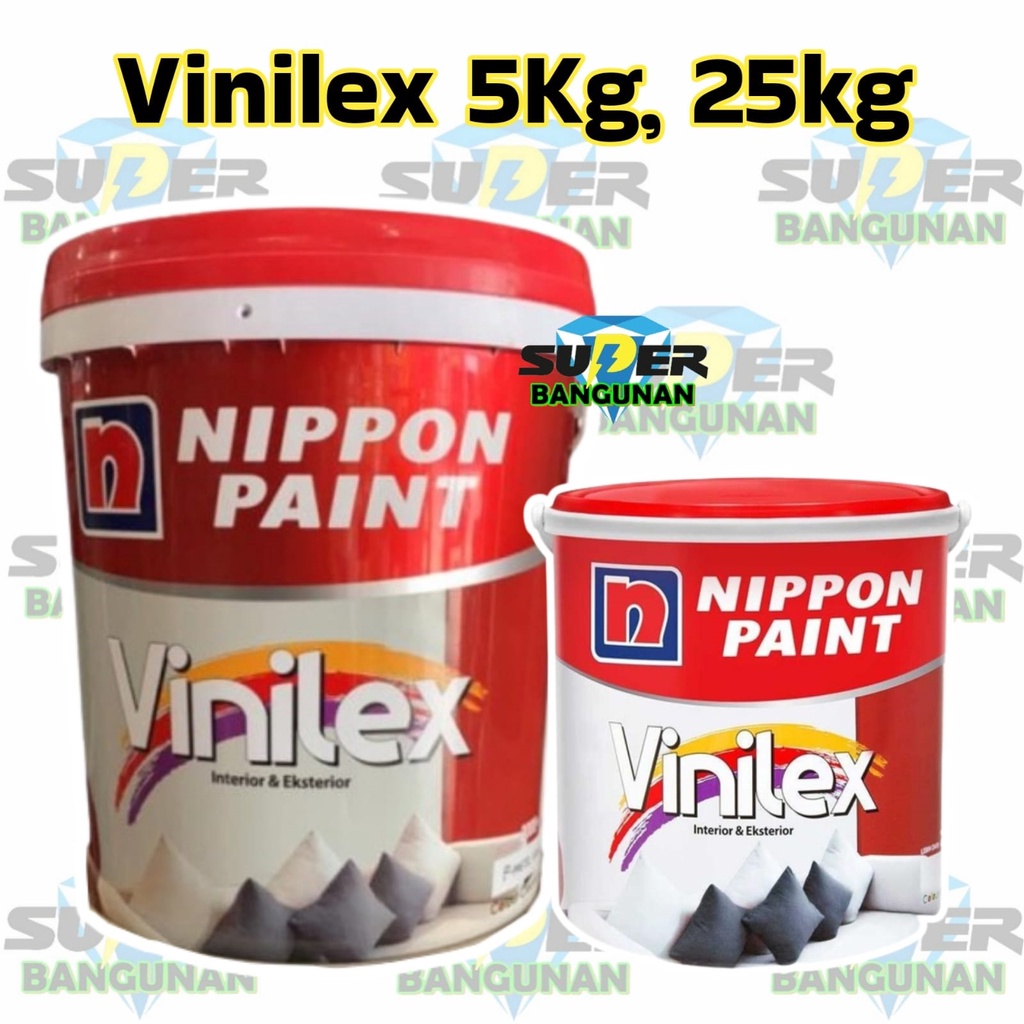 Cat VINILEX Nippon Paint / Cat Tembok Vinilex 5 Kg