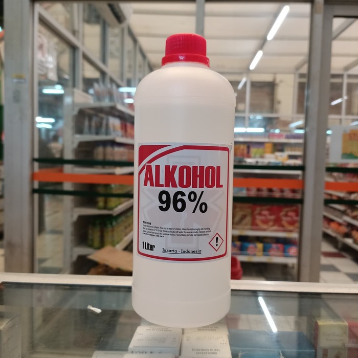Alkohol 96% 1 Liter Alkohol Teknis 96% 1 Liter Alkohol 96% 1000 Ml