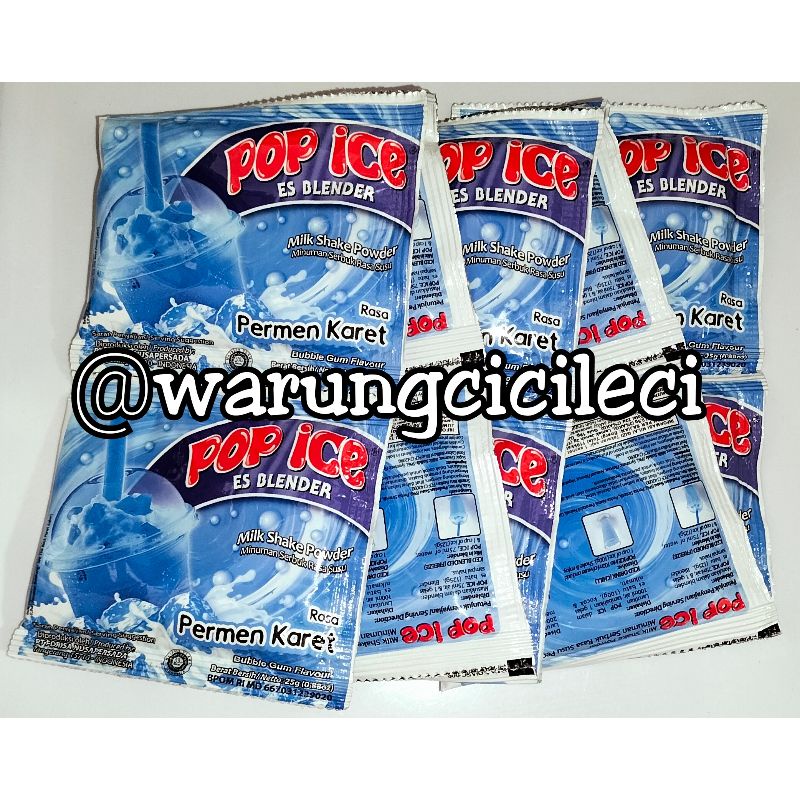 

POP ICE RASA PERMEN KARET / BUBBLE GUM 25g x 10pcs