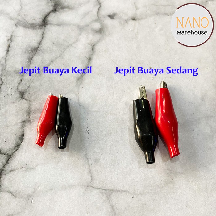 Penjepit Capit Jepit Jepitan Buaya Kecil Sedang Besar / Alligator Clip