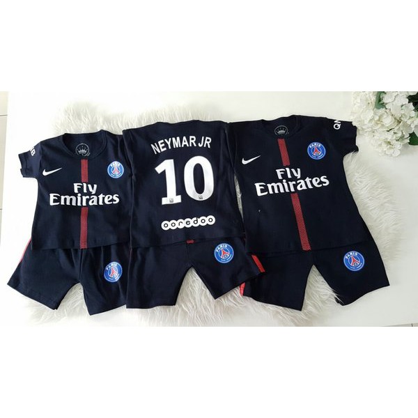 Baju Bola Anak PSG Neymar Set SML