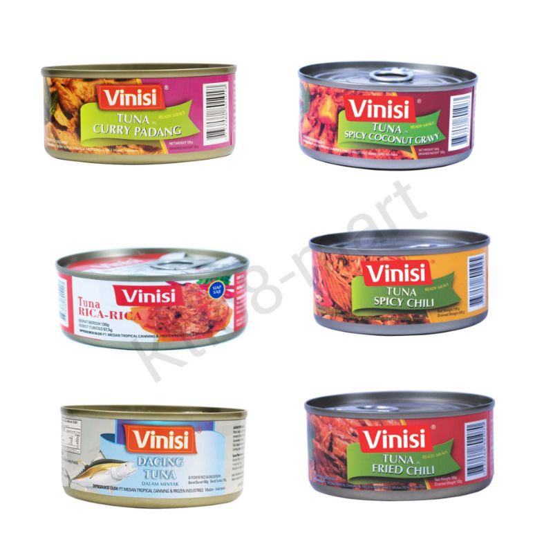 

Vinisi Tuna Gulai Padang/Rendang/Rica-Rica/Sambal Balado/Chunk Light/Sambal Goreng/Kaleng