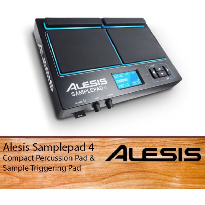 Drum pad  alat musik perkusi elektrik Alesis Sample Pad 4 Percussion