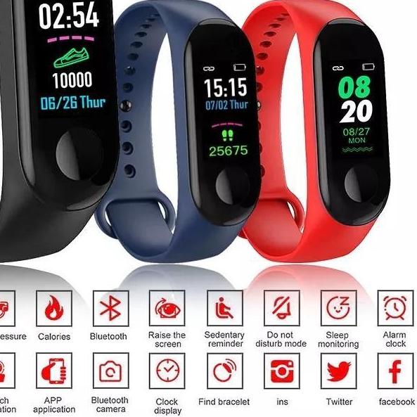 ➵ Smart Band M4 Touch Screen Fitness Tracker Watch Smart Bracelet ORIGINAL ✴
