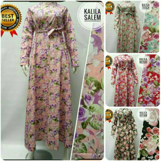 Gamis Kiky collection motif Kalila