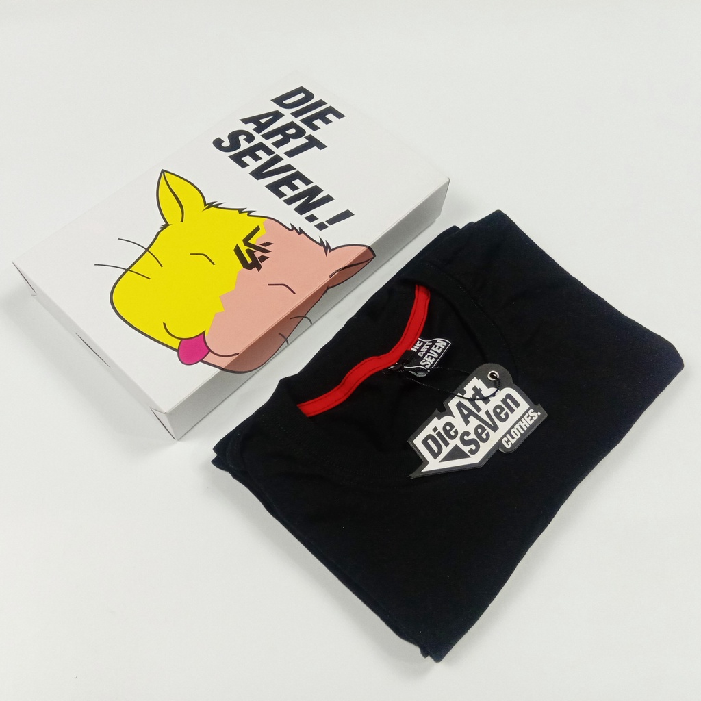 Dieartseven - Kaos Distro Pria FA White Putih