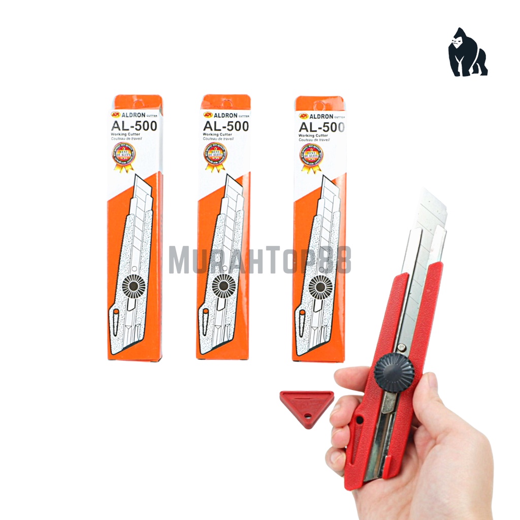 

Cutter Besar Aldron AL-500 / Pisau Kater Putar Model L 500 Pemotong Kertas Tajam