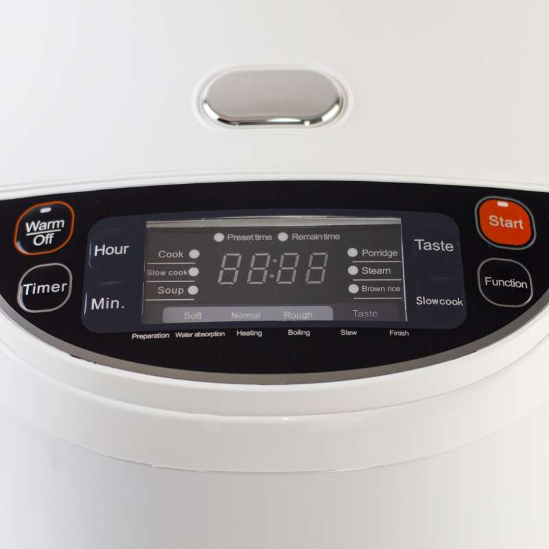 KIRIN RICE COOKER DIGITAL 2LTR KRC-720D / KRC 720D STAINLESS - WHITE