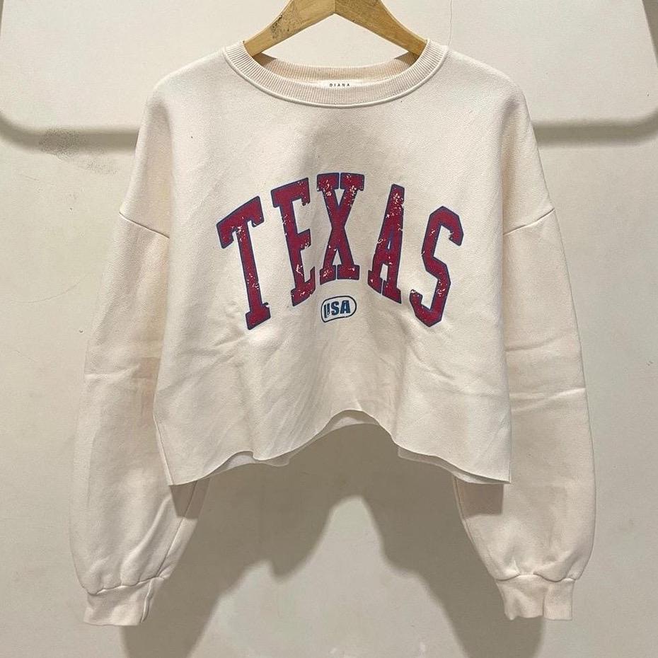 [COD] Sweater Wanita Texas Crope