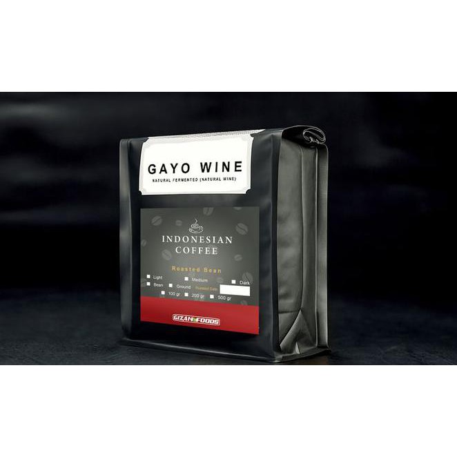 

kjx8 kopi gayo wine natural process arabica 200 gr (biji/bubuk) - biji hdel