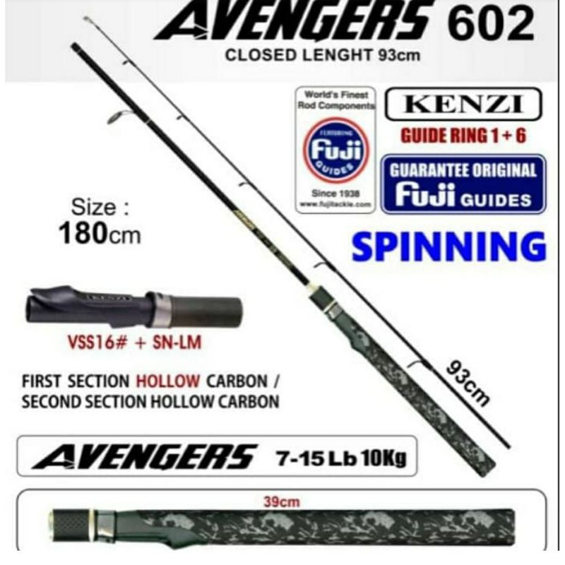 JORAN PANCING KENZI AVENGERS 602 7- 15LB FUJI