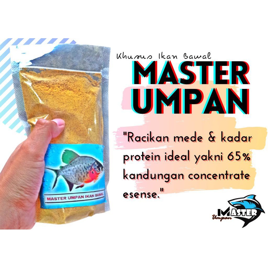 Pelet Mede Mancing Ikan Bawal - Master Umpan