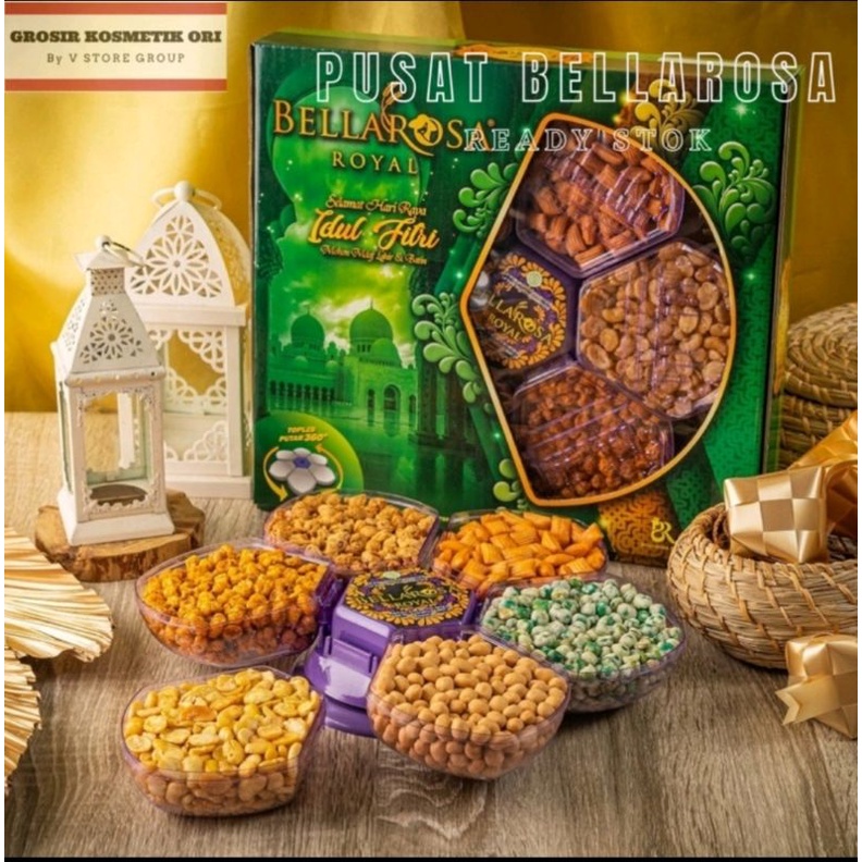 

(Free Bubble Wrap)Paket Hampers Lebaran Bellarosa isi Kacang/Bellarosa Prioritas Nut/Hampers Lebaran Murah