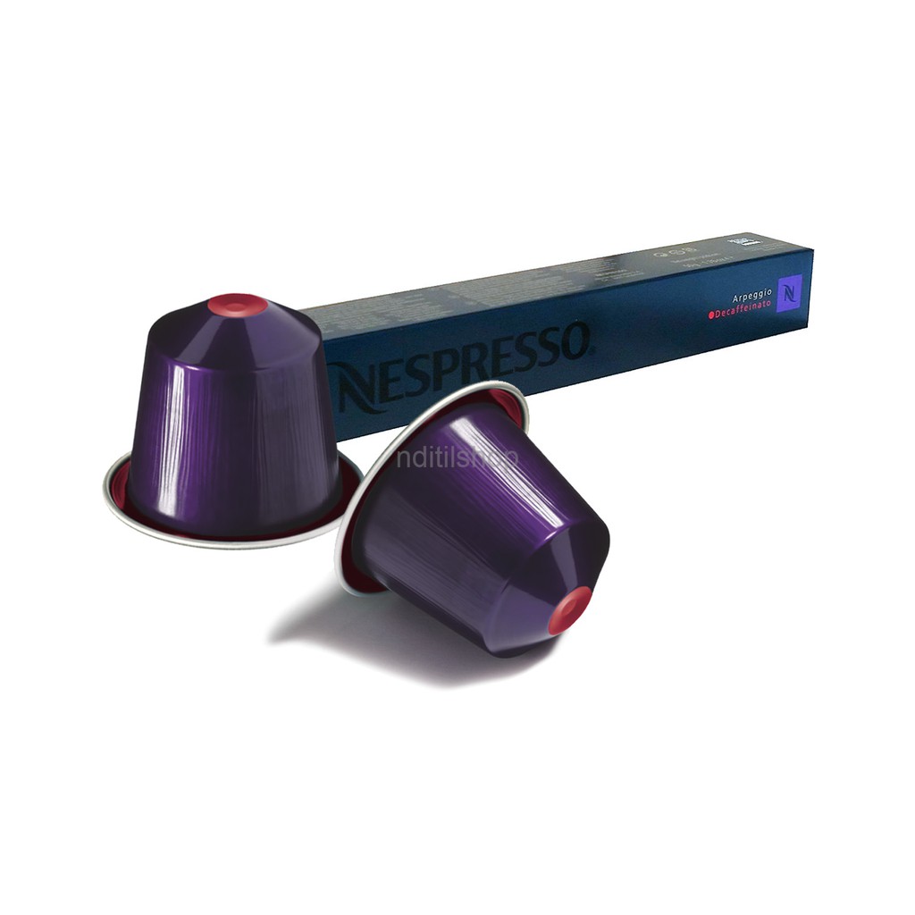

Nespresso Arpeggio Decaffeinato Coffee Capsule / Kapsul Kopi - 10 caps