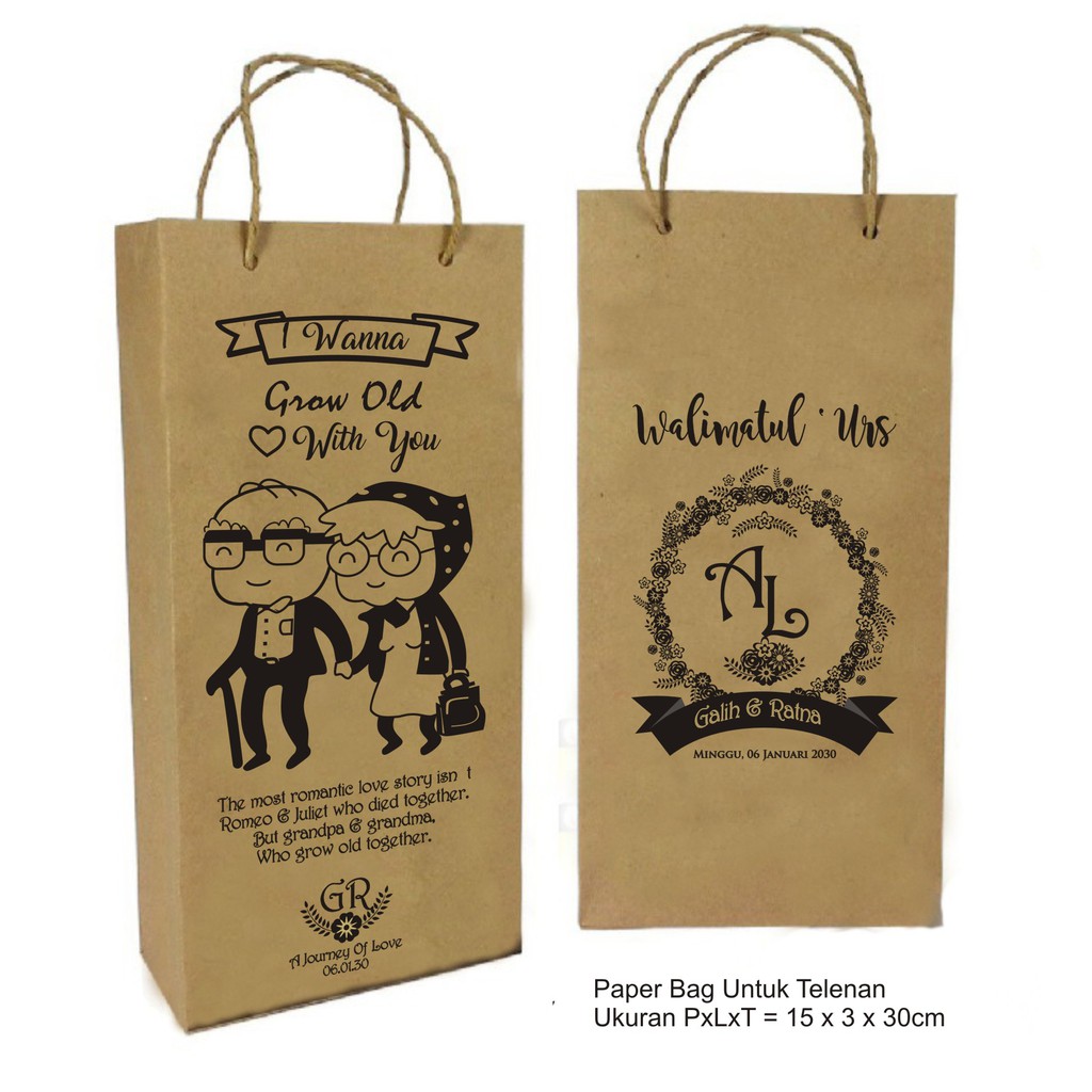 

paper bag untuk telenan