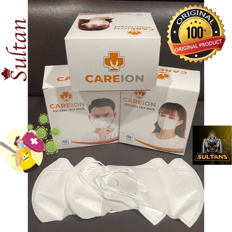 PROMO 1BOX 50PCS CAREION MASKER DUCKBILL FACE MASK ANTI CORONA