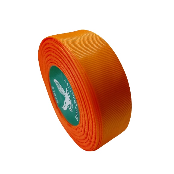 

Pita Grosgrain Orange Ukuran 1 inch / 2,5cm Per Roll