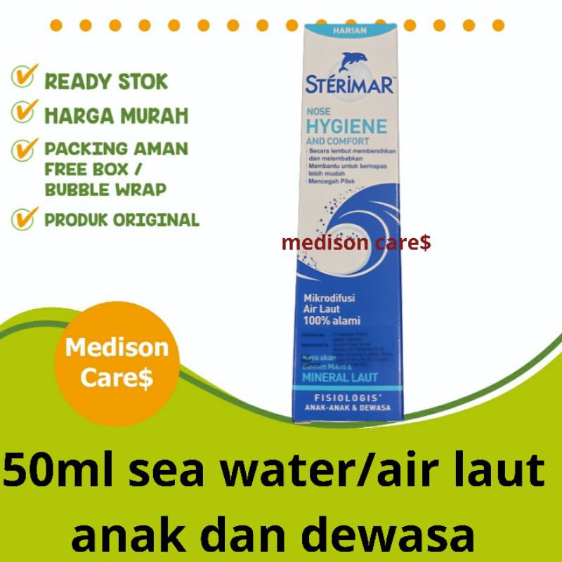 sterimar spray anak dan dewasa air laut | 50ml