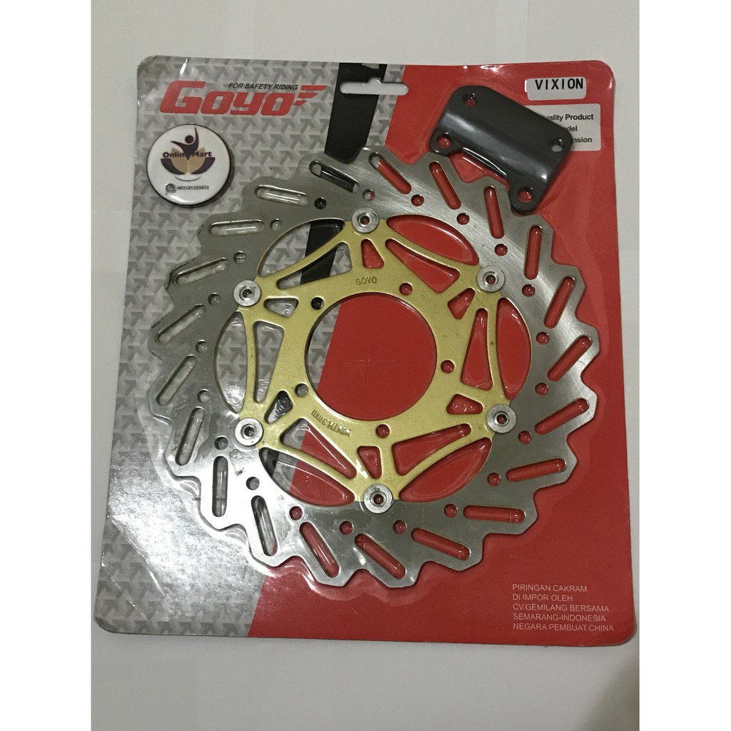 Piringan cakram vixion old nva nvl vixion new depan lebar plus breket