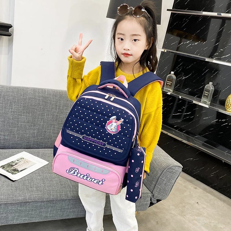 RASTA_BAGS17 / TAS ANAK / TAS ANAK SEKOLAH / TAS ANAK PEREMPUAN /TAS RANSEL ANAK MOTIP SUPER DINO