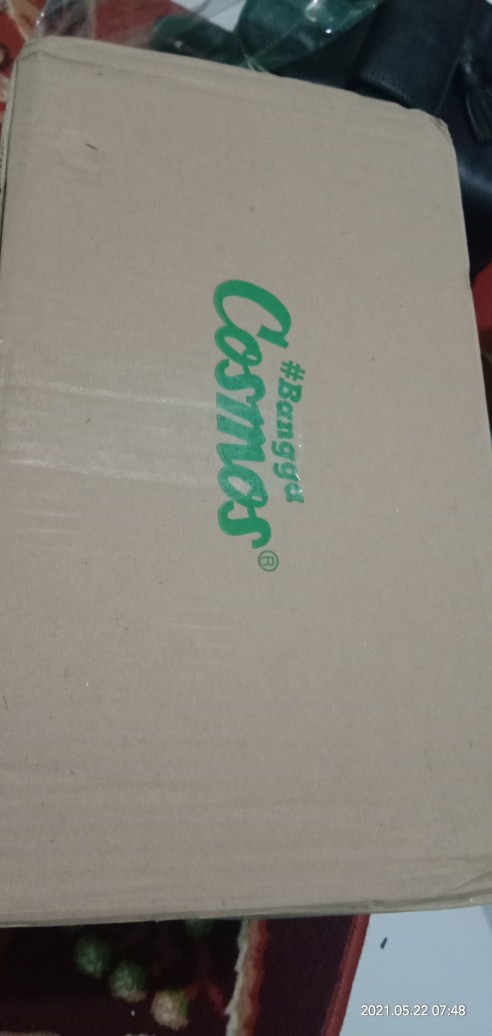 Cosmos Rice Box 7 Kg Pundi 007 Tempat Beras Mini - Biru