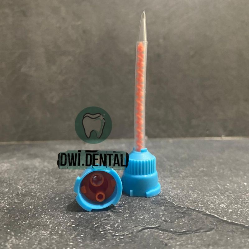 C3.9 Dental mixing tip biru 1:10 sekali pakai