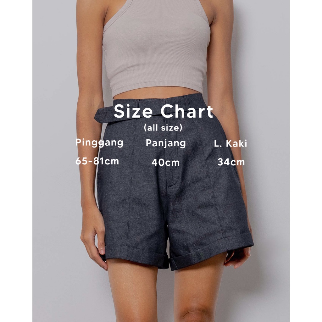 PLAIN - Lindsey Soft Jeans Short