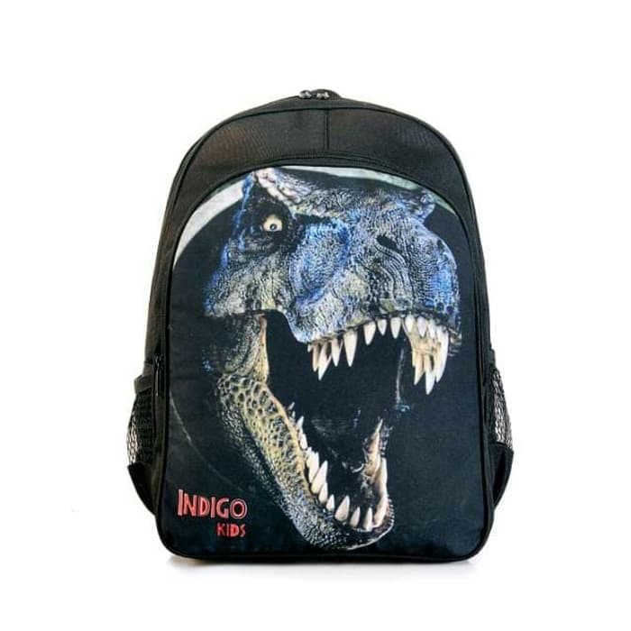 Produk Terkini Tas Mario Anak Laki / Tas Sekolah Anak Cowok / Tas WX751  Dinosaurus Original Indigo