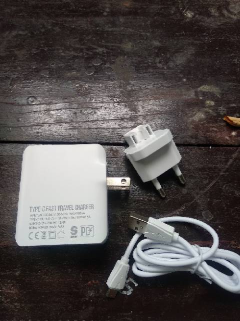 Type-C Fast Travel Charger Android HP Laptop Secret G A4403C USB Charger Adaptor  Original 100%