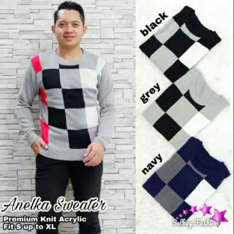 Sweater kaos / Kaos Rajut /premium Knit import
