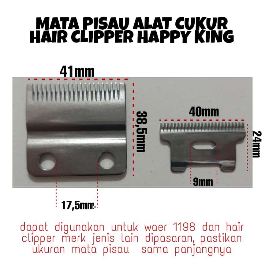 MATA PISAU ALAT CUKUR RAMBUT HAIR CLIPPER WAER 8808 WALH ORI HK-900 4604 (PISAU)