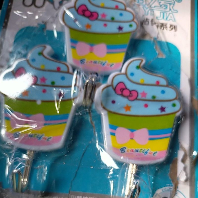 Hook 1 Set Isi 6 Gantungan Tempel Dinding Gantungan Hanger