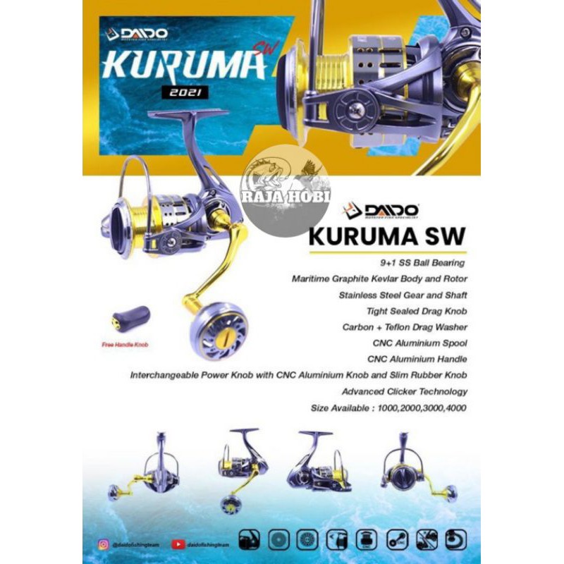 REEL DAIDO KURUMA SW POWER HANDLE