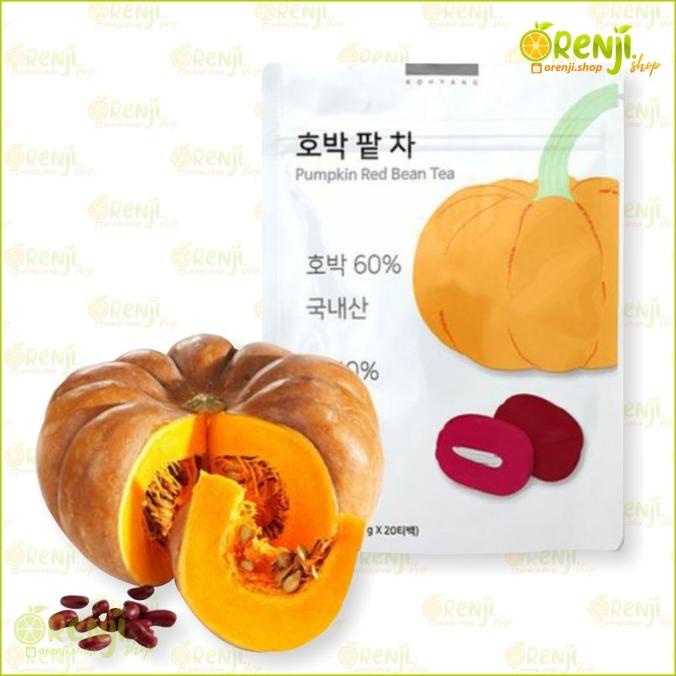 

[COD] KOREA PUMPKIN RED BEAN TEA (isi 20 tea bags) [COD]