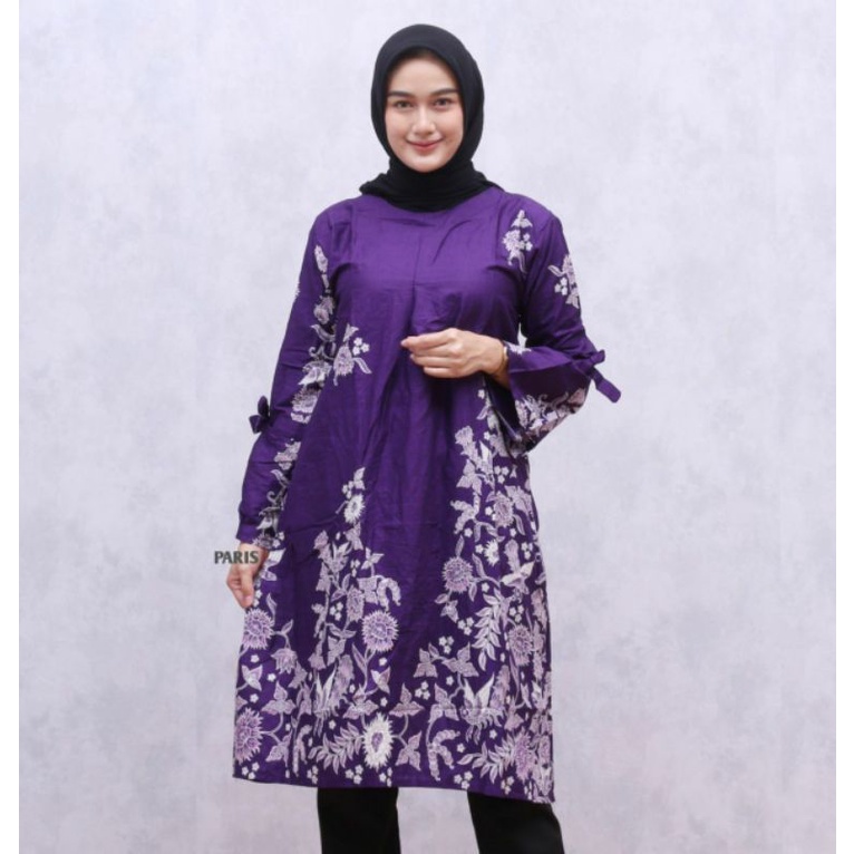 tunik batik masakini//tunik batik kekinian//tunik batik cantik//atasan batik modern//atasan batik ju