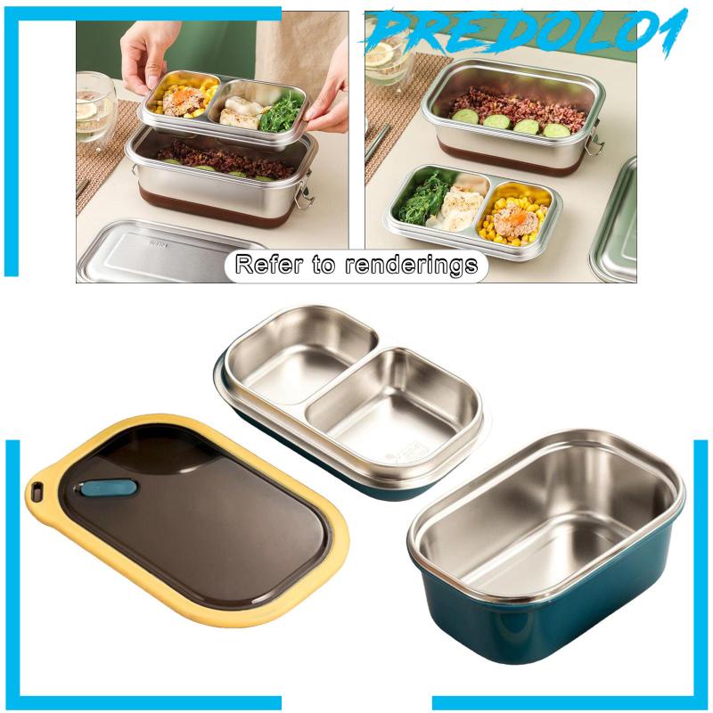 Kotak Makan Bento Bahan Stainless Steel Ukuran 1200ml Untuk Piknik / Camping