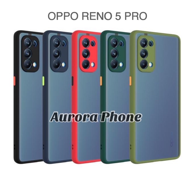 Oppo Reno 5 Pro Frosted Camera Protection Casing Reno 5 Pro / Frosted Reno 5 Pro / Reno 5 Pro Frosted / Soft Case Oppo Reno 5 Pro